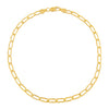 Gold Twisted Paperclip Anklet - Adina Eden's Jewels