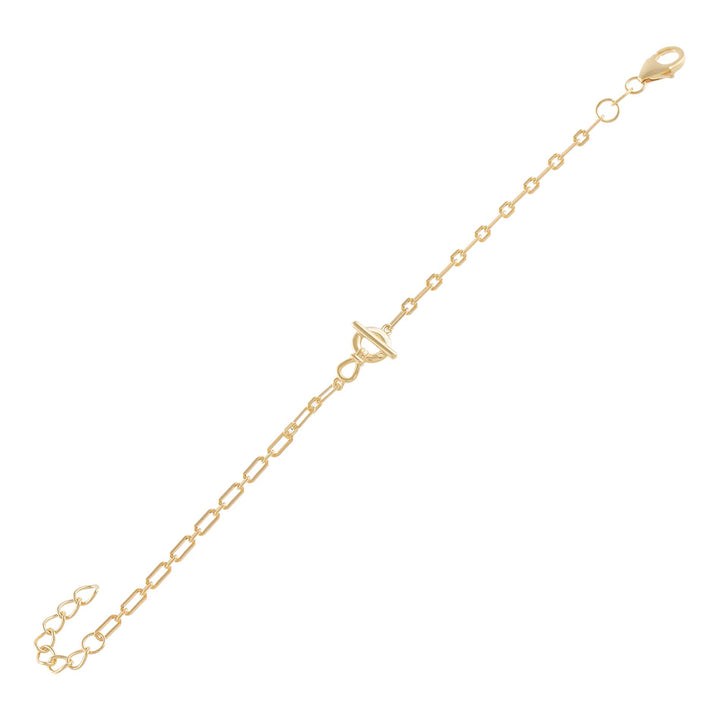 Gold Toggle Link Bracelet - Adina Eden's Jewels