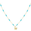  Butterfly X Enamel Chain Necklace - Adina Eden's Jewels