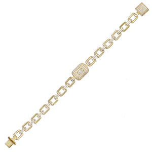 Gold Chunky Links Bracelet - Adina Eden's Jewels