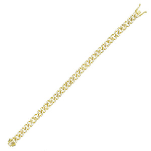 Gold Thin Chain Link Bracelet - Adina Eden's Jewels