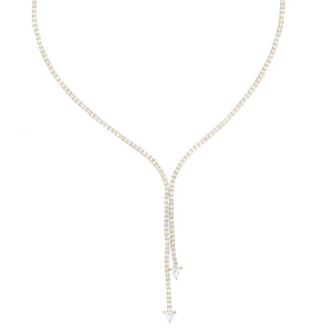 Gold Roselyn Lariat - Adina Eden's Jewels