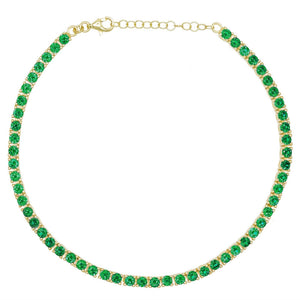  Fancy CZ Anklet - Adina Eden's Jewels