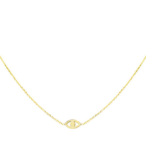 Gold Open Evil Eye Choker - Adina Eden's Jewels