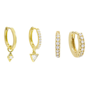 Combo Huggie Earring Combo Set - Adina Eden's Jewels