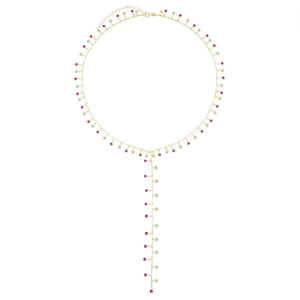  Disc Bezel Lariat - Adina Eden's Jewels