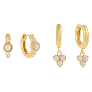 Combo Opal Dangling Earring Combo Set - Adina Eden's Jewels