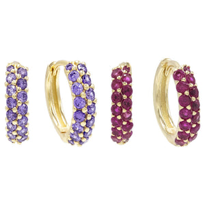 Combo Wide Huggie Earring Combo Set - Adina Eden's Jewels
