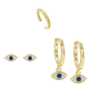 Combo Evil Eye Earring Combo Set - Adina Eden's Jewels