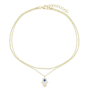  Hamsa Anklet - Adina Eden's Jewels