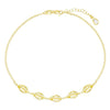 Gold Shell Anklet - Adina Eden's Jewels