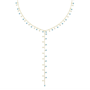  Star Bezel Lariat - Adina Eden's Jewels