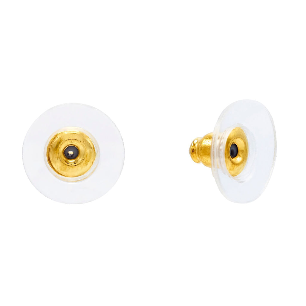 Gold Sterling Silver Earring Backs - Adina Eden's Jewels