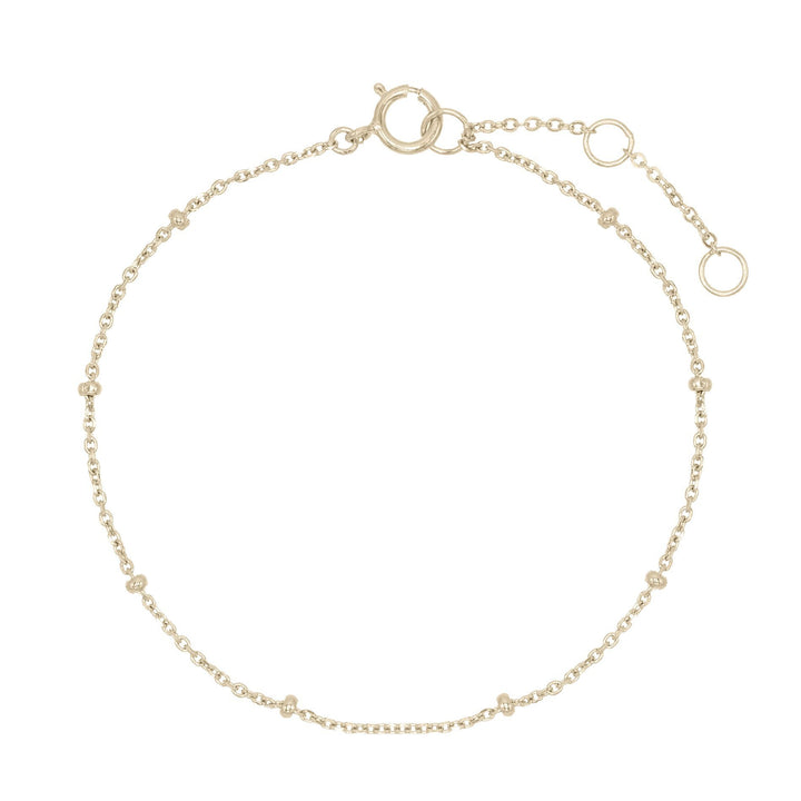 Gold Ball Chain Bracelet - Adina Eden's Jewels