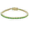 Emerald Green Molly Tennis Bracelet - Adina Eden's Jewels