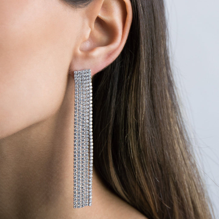  Chandelier Drop Stud Earring - Adina Eden's Jewels