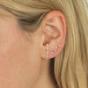  Bezel Earring Combo Set 14K - Adina Eden's Jewels