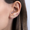  Stone Encrusted Ear Climber - Adina Eden's Jewels