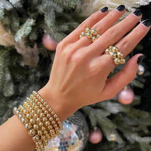  Beaded Ball Bangle - Adina Eden's Jewels