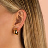  Chubby Hoop Earring 14K - Adina Eden's Jewels