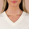  Enamel Colored Bead Chain Necklace 14K - Adina Eden's Jewels