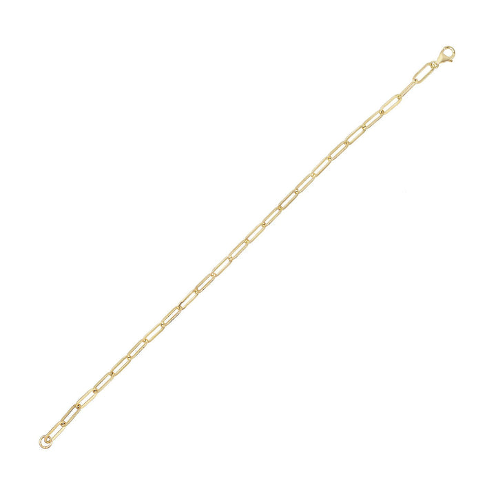 Gold Thin Open Link Bracelet - Adina Eden's Jewels