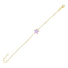Lilac Enamel Star Bracelet - Adina Eden's Jewels