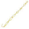 Gold Twisted Link Bracelet - Adina Eden's Jewels