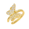 Gold Butterfly Ear Cuff - Adina Eden's Jewels