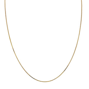 Gold Box Chain Necklace - Adina Eden's Jewels
