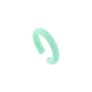 Mint Thin Pastel Enamel Ear Cuff - Adina Eden's Jewels