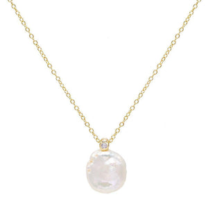 Pearl White Lana Necklace - Adina Eden's Jewels