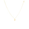 14K Gold Moon & Star Pendant Necklace 14K - Adina Eden's Jewels