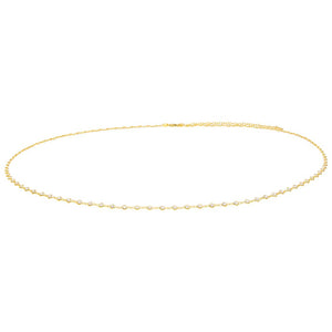  Multi Bezel Belly Chain - Adina Eden's Jewels