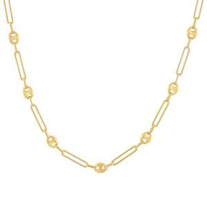  Mariner Paperclip Necklace - Adina Eden's Jewels