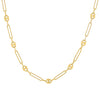 Gold / 6MM Mariner Paperclip Necklace - Adina Eden's Jewels