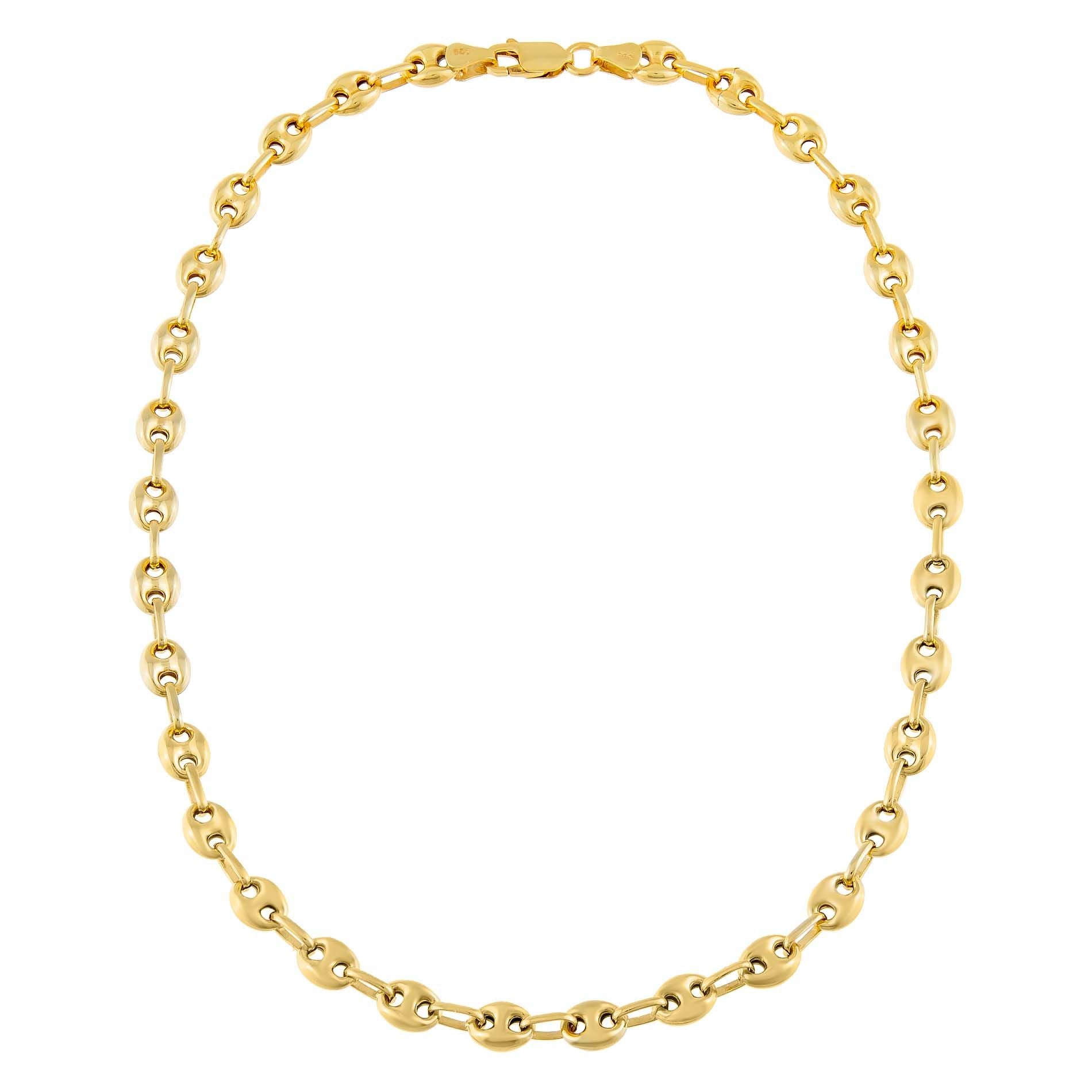 Royal Chain 14K Gold 8.8mm Mariner Chain Necklace RC14301-18 | Ask Design  Jewelers | Olean, NY
