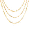  Paperclip Link Necklace - Adina Eden's Jewels