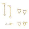 Gold “I’m Extra” Earring Combo Set - Adina Eden's Jewels
