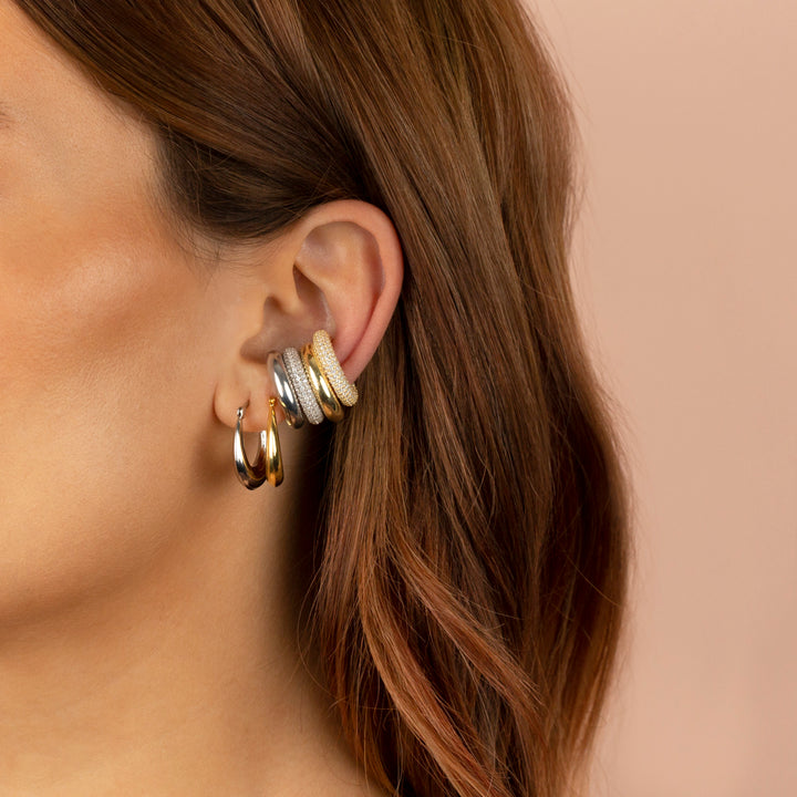  Tubular Solid Ear Cuff - Adina Eden's Jewels