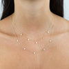  Diamond Multi Starburst Necklace 14K - Adina Eden's Jewels