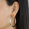  Large Hollow Hoop Earring 14K - Adina Eden's Jewels
