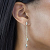  Diamond Cut Drop Earring 14K - Adina Eden's Jewels