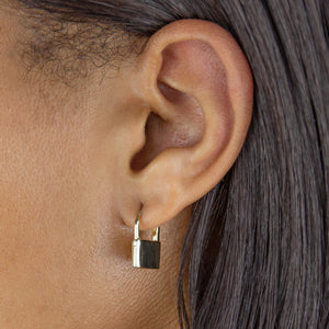  Lock Huggie Earring - Adina Eden's Jewels