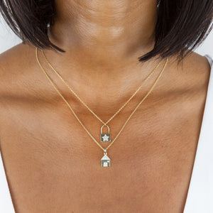  CZ House Necklace - Adina Eden's Jewels
