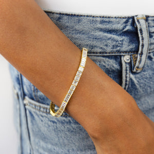  Baguette Tennis Bracelet - Adina Eden's Jewels