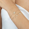  Diamond Mini Butterfly Bracelet 14K - Adina Eden's Jewels