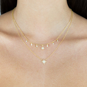  Pavé Starburst Necklace - Adina Eden's Jewels