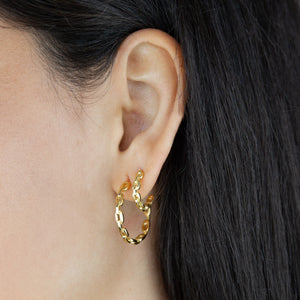  Chain Hoop Earring Combo Set - Adina Eden's Jewels