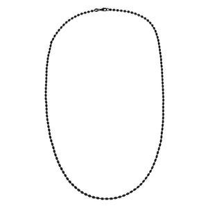  Men's Onyx Beaded Necklace - Adina Eden's Jewels
